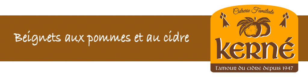 Beignets aux pommes et au cidre