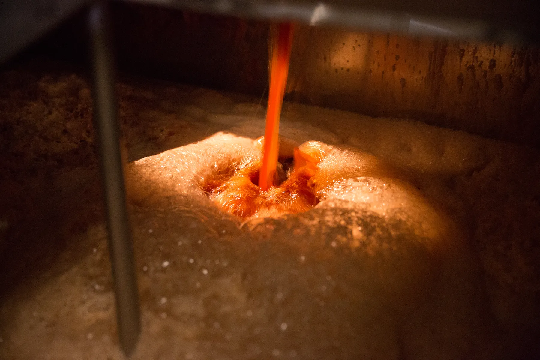 Crushing and pressing, the first flavours